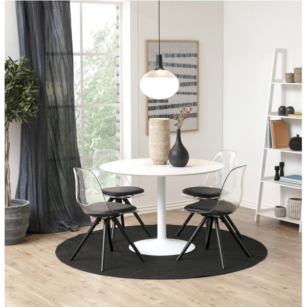 Biały okrągły stół Actona Ibiza, ⌀ 110 cm-image-1