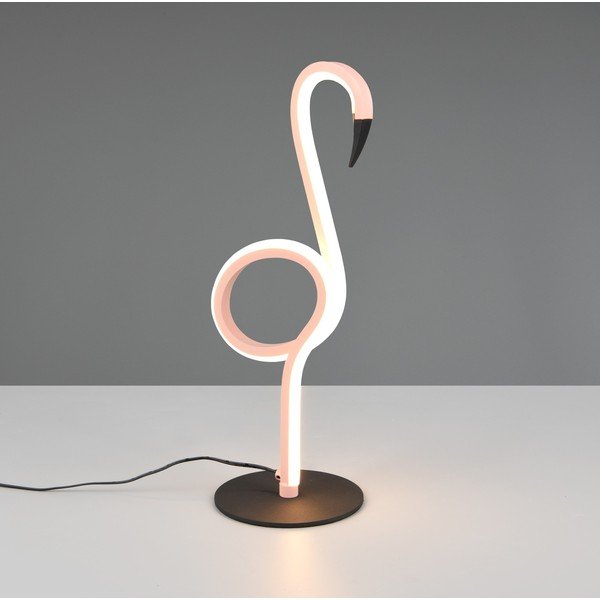 Różowa lampa stołowa LED (wysokość 35 cm) Ingo – Reality-image-1