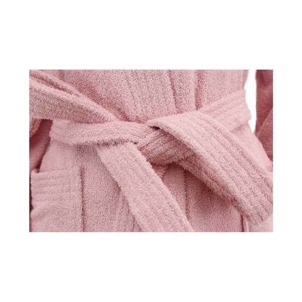 Pudrowy szlafrok damski Foutastic, rozm. S/M-image-2