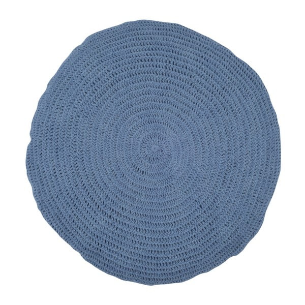 Niebieska poduszka Walra Sanna, 40 cm