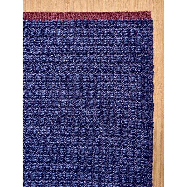 Niebieski dywan tkany ręcznie 200x290 cm Kai – MADE-image-3