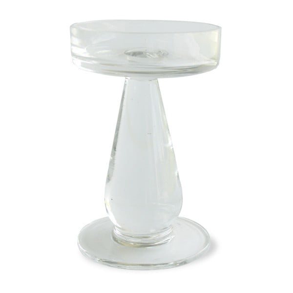Świecznik szklany Moycor, wys. 14 cm
