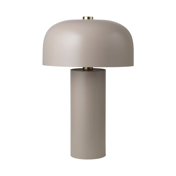 Szara lampa stołowa Cozy living Lulu, wys. 55 cm