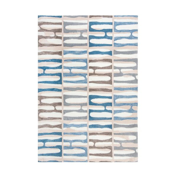 Niebieski dywan Flair Rugs Abstract Stripe, 160x230 cm