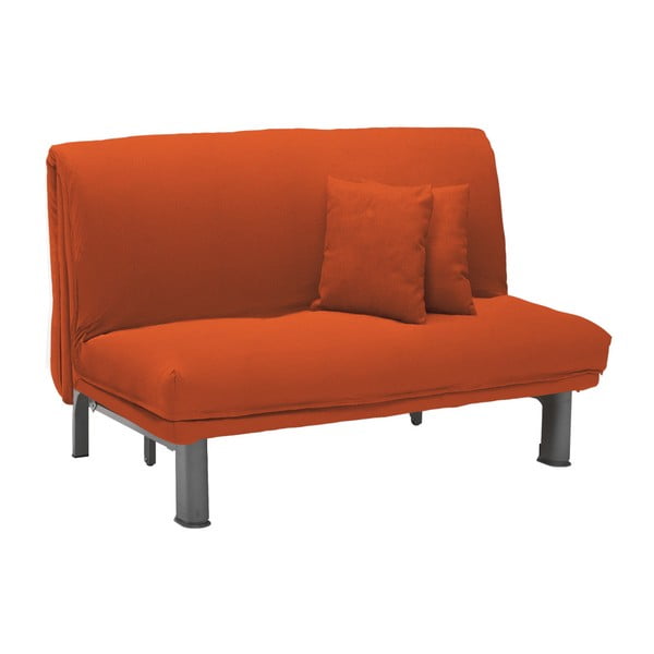 Pomarańczowa rozkładana sofa dwuosobowa 13Casa Furios