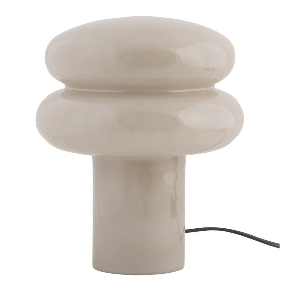 Beżowa szklana lampa stołowa (wysokość 24 cm) Incesante – Leitmotiv