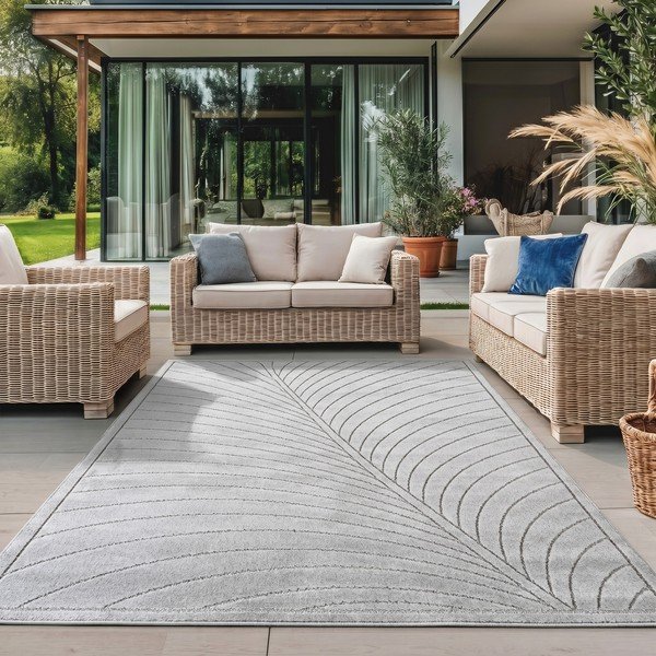 Dywan odpowiedni na zewnątrz w kolorze srebra 200x290 cm Nova 1204 – Ayyildiz Carpets-image-1