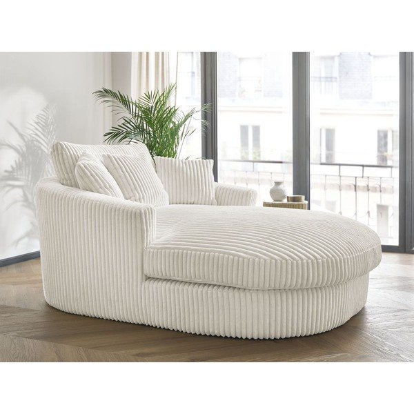 Beżowy sztruksowy fotel Belem – Bobochic Paris-image-1