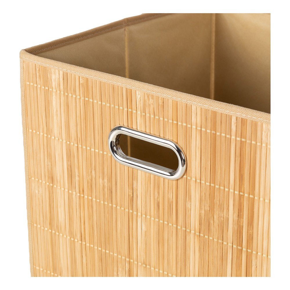Bambusowy koszyk do regału 31x31x31 cm Anji – Compactor (zdjęcie 7)