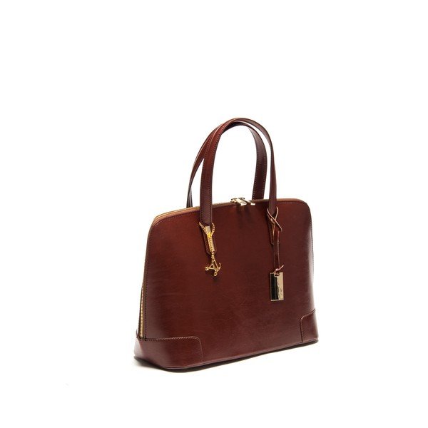 Torebka skórzana Classic Marrone-image-1