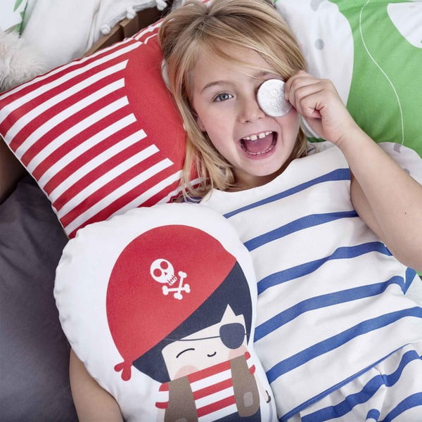 Poduszka z czystej bawełny Happynois Pirata, 40x30 cm-image-1