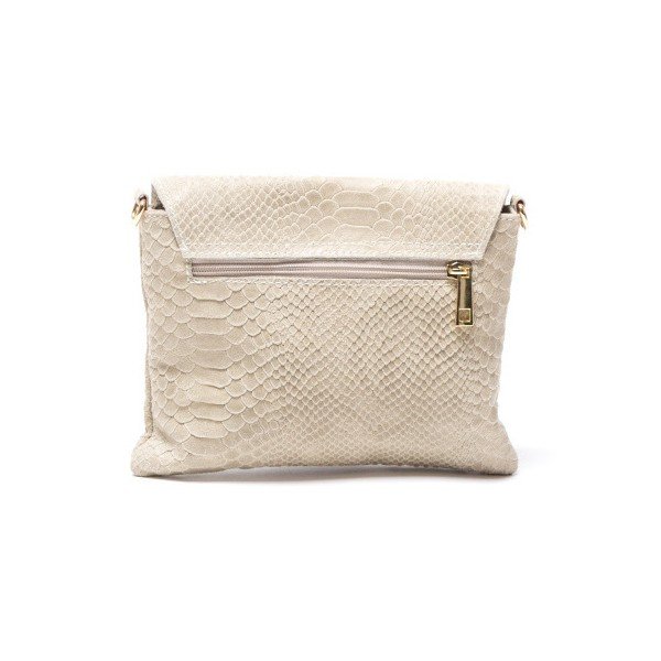 Torebka skórzana Sofia Cardoni 882 Beige-image-2