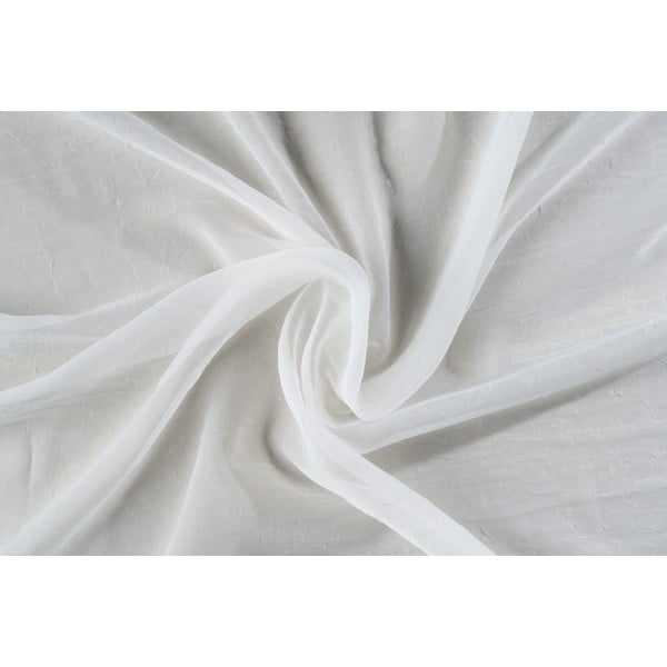 Beżowa firanka z woalu 140x245 cm Crush – Mendola Fabrics-image-2