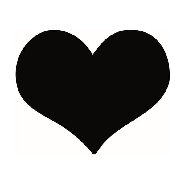 Tablica do pisania z kredowym flamastrem i zestawem montażowym Securit® Silhouette Heart