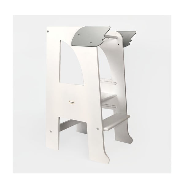 Biały pomocnik kuchenny dla dzieci Montessori – Rocket Baby-image-3