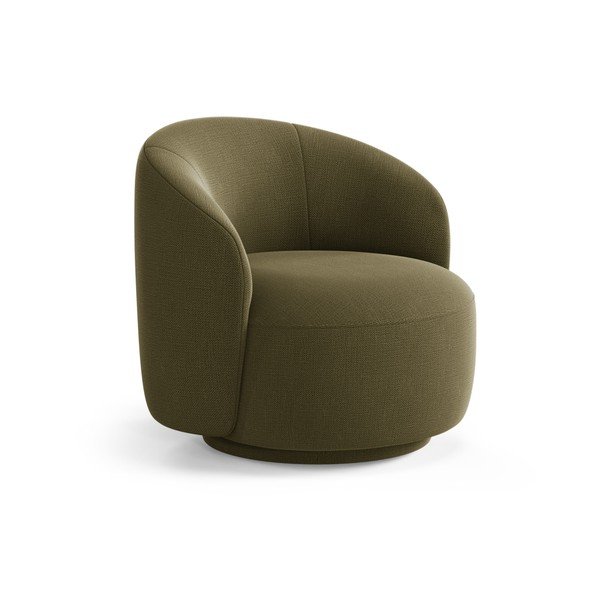 Zielony obrotowy fotel Letizia – Micadoni 
