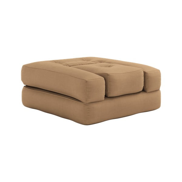 Rozkładany fotel z brązowym obiciem Karup Design Cube Mocca-image-4