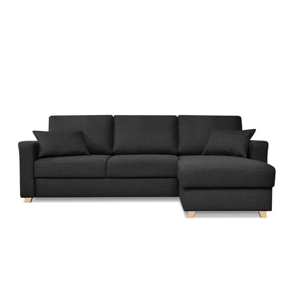 Czarna
  sofa rozkładana Cosmopolitan design Nice