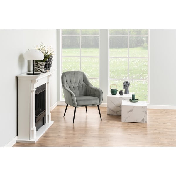 Białe stoliki w dekorze marmuru zestaw 2 szt. 58x58 cm Dice – Actona-image-2