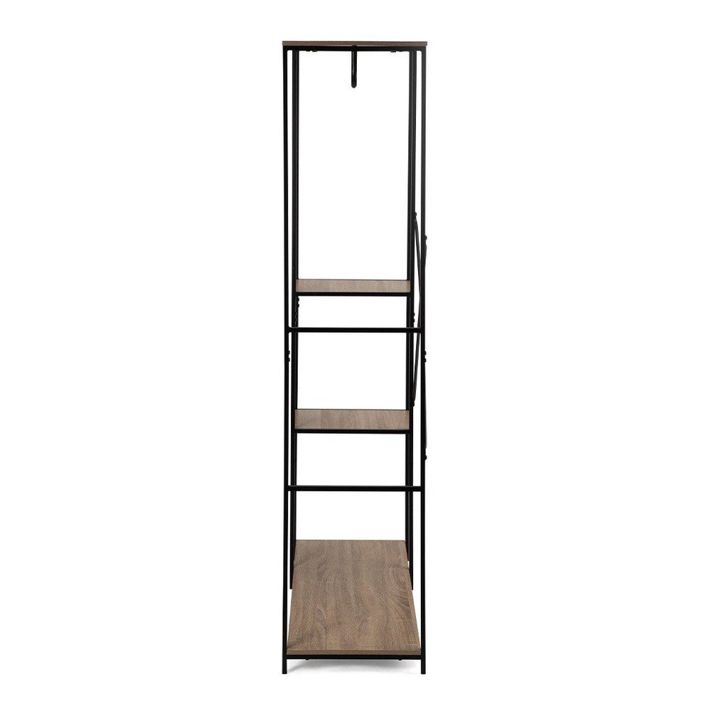Czarny stalowy zestaw do przedpokoju 90x170x40 cm Aris – Bonami Essentials (zdjęcie 3)
