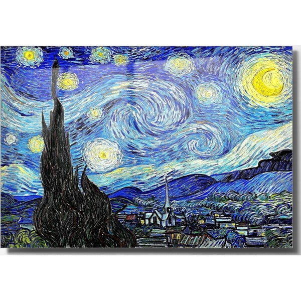 Szklany obraz 100x70 cm Vincent van Gogh – Wallity