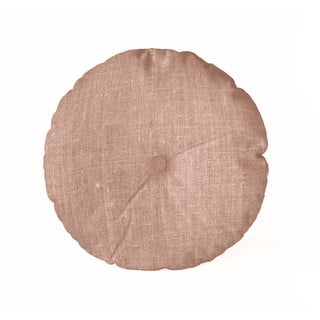 Brązowa poduszka Really Nice Things Cojin Redondo Burgundy, ⌀ 45 cm