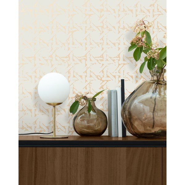 Lampa stołowa w kolorze złota z metalowym kloszem (wys. 28 cm) Mahala – Kave Home-image-2