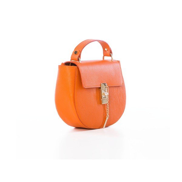 Skórzana torebka Grana Dollaro Orange-image-4