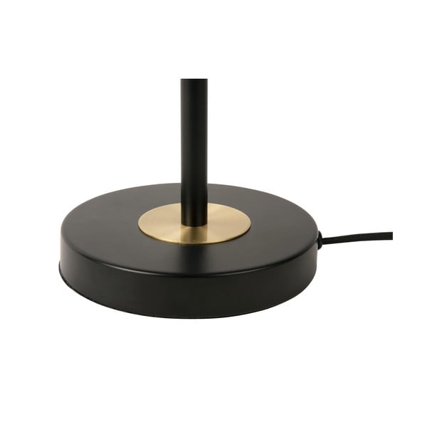 Czarna lampa stołowa z metalowym kloszem (wysokość 40 cm) Gold Disc – Leitmotiv-image-3