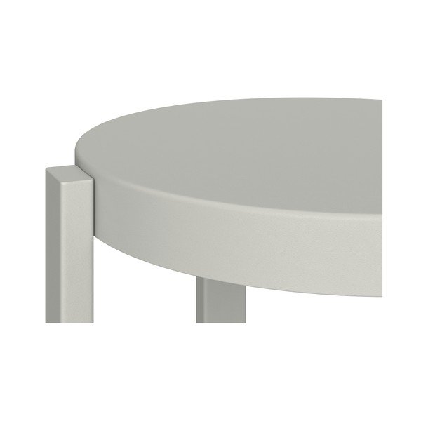 Jasnoszary stalowy stołek Doon – noo.ma-image-4