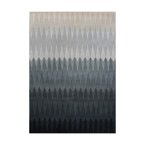 Wełniany dywan Acacia Grey, 200x300 cm