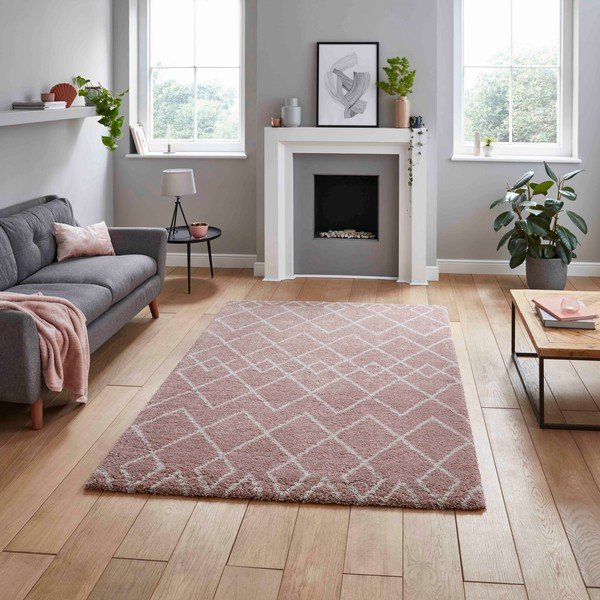 Różowy dywan 160x220 cm Royal Nomadic – Think Rugs-image-1