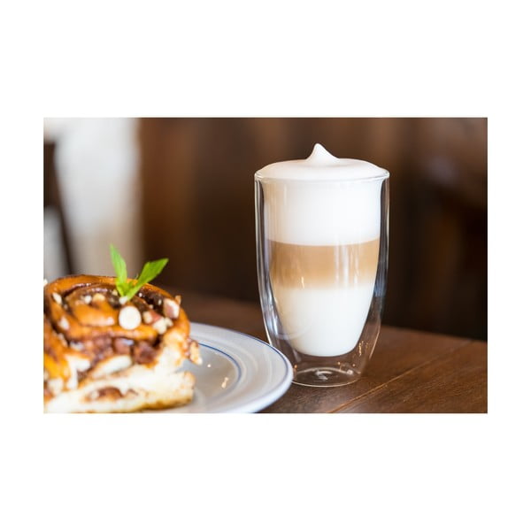 Szklane kubki do latte z podwójną ścianką zestaw 6 szt. 350 ml – Vialli Design-image-3