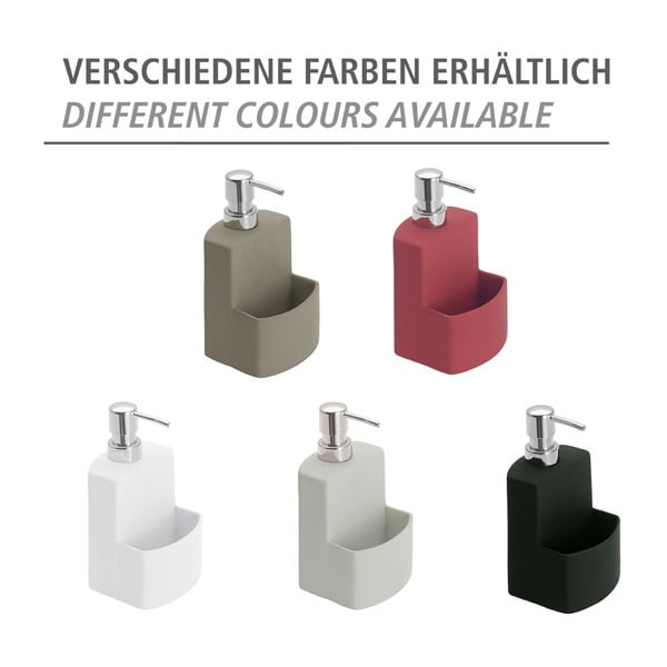 Biały dozownik do mydła w płynie Wenko Festival-image-4