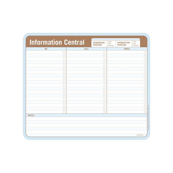 Bloczek do porządkowania zadań Information