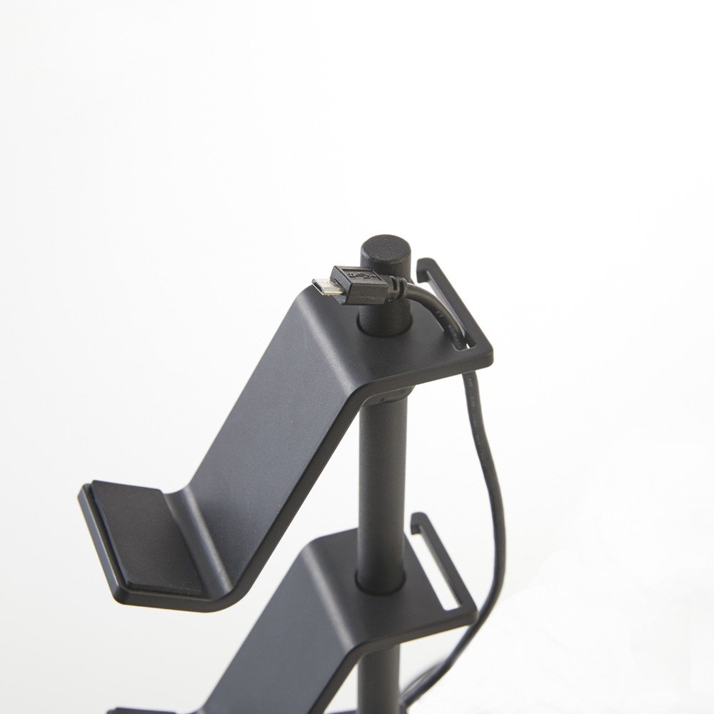 Czarny metalowy stojak wielofukcyjny Smart – YAMAZAKI (zdjęcie 6)