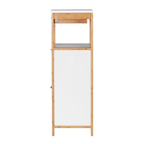 Bambusowa szafka łazienkowa z 2 półkami i schowkiem Wenko Finja-image-1