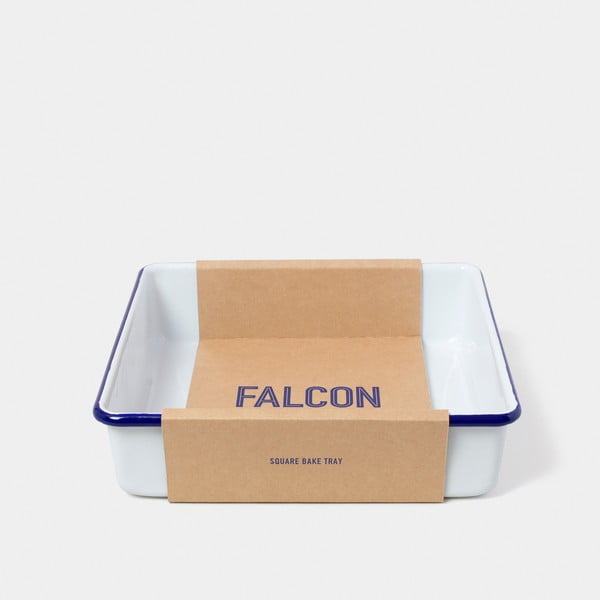 Białe emaliowane naczynie żaroodporne Falcon Enamelware