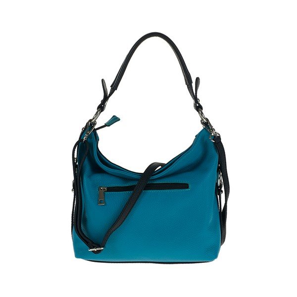 Niebiesko-czarna skórzana torebka Pitti Bags Erin-image-1
