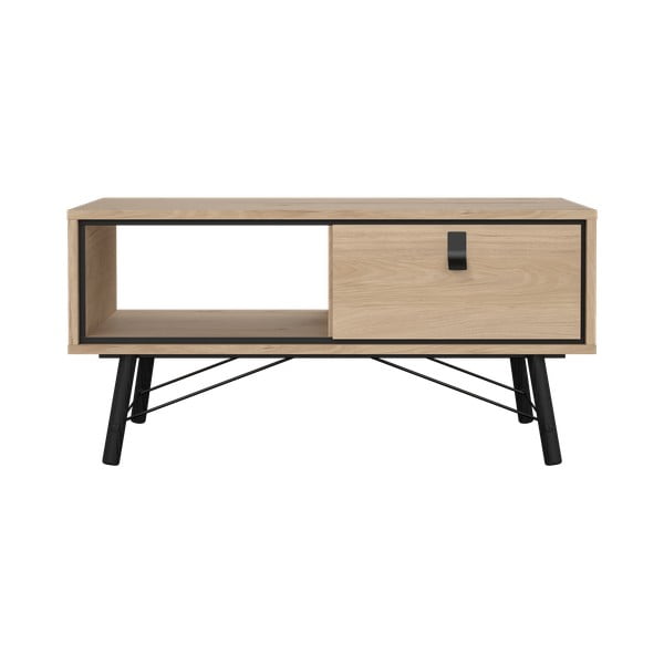 Stolik w naturalnym kolorze 48x102 cm Ry – Tvilum