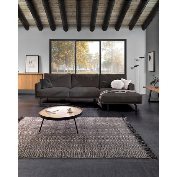 Szara poszewka na poduszkę Kave Home Clarice, ø 45 cm-image-2