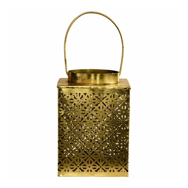 Metalowy lampion w kolorze złotym Green Gate Lantern
