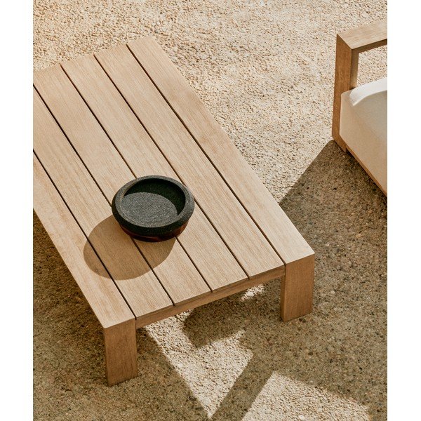Stolik ogrodowy z litego drewna akacjowego 82,5x140 cm Ambra – Kave Home-image-3