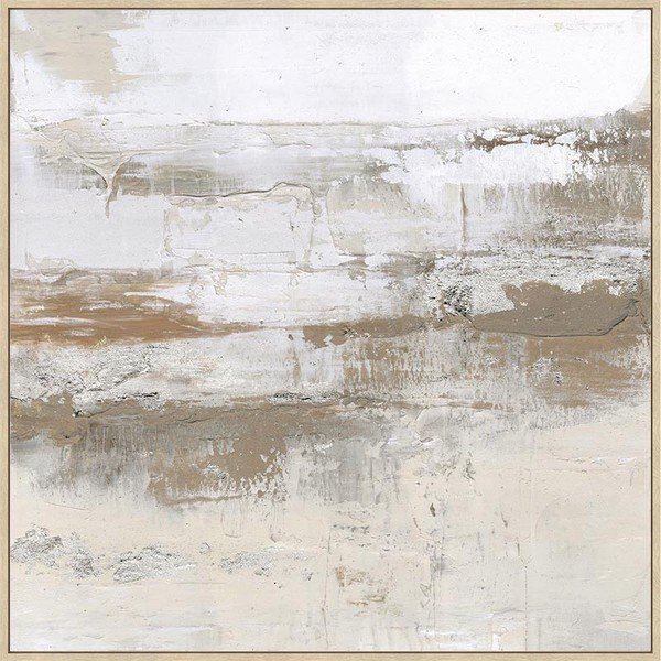 Obraz z ręcznie malowanymi elementami z ramą w zestawie/na płótnie 85x85 cm Bold – Bizzotto