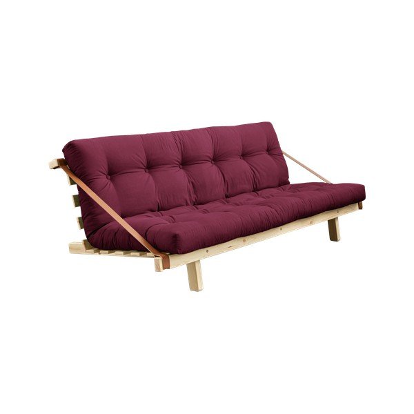 Sofa rozkładana Karup Design Jump Natural Clear/Bordeaux-image-4