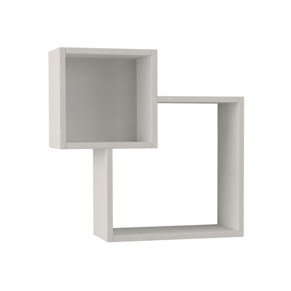 Biała półka ścienna Diamond White