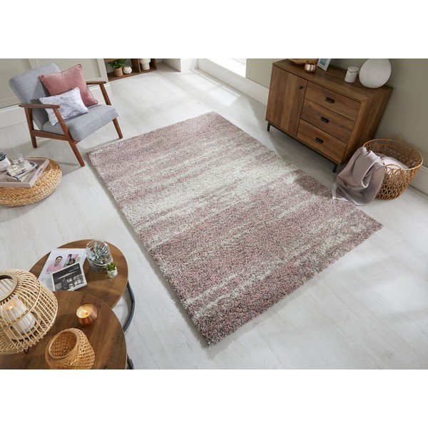 Szaro-różowy dywan Flair Rugs Reza, 120x170 cm-image-4