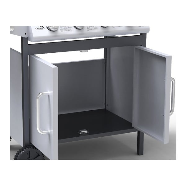 Grill ogrodowy na gaz z kółkami Cattara Master Chef Flame Tamer-image-4