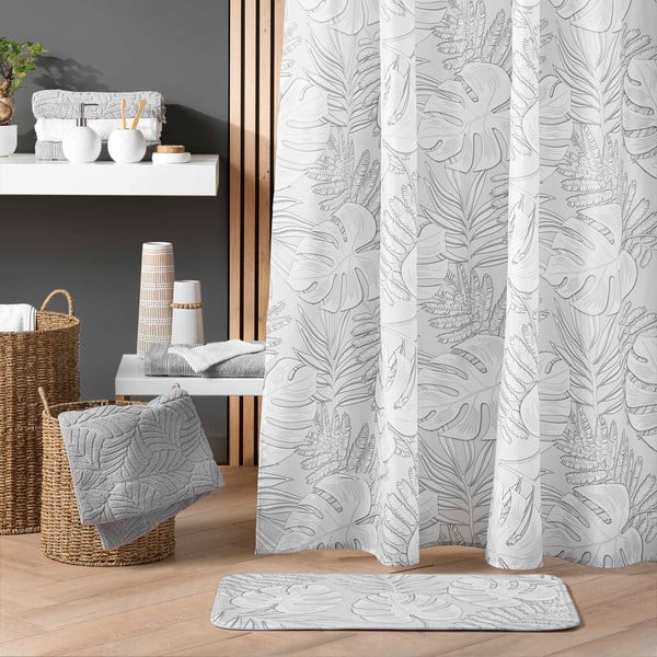 Jasnoszary dywanik łazienkowy 45x75 cm Amber – douceur d'intérieur-image-2