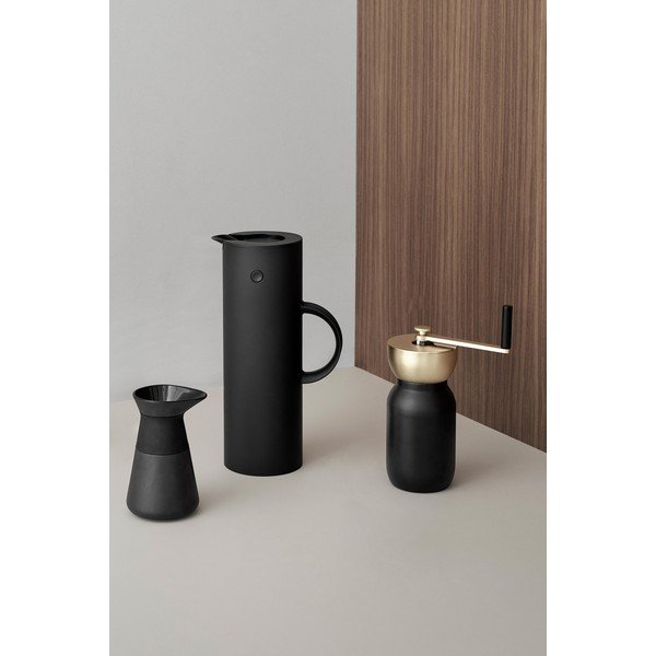 Czarny kamionkowy mlecznik 400 ml Theo – Stelton-image-3